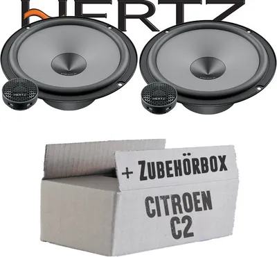 Produktbild von Hertz K 165 - KIT - 16,5cm Lautsprecher Komposystem - Einbauset passend für Citroen C2 - justSOUND