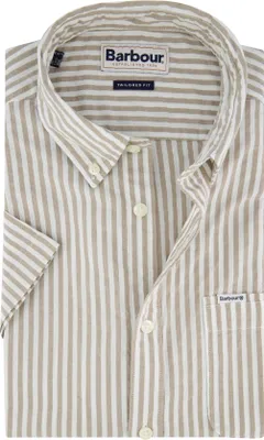 Produktbild von Barbour Hemd beige gestreift 100% Baumwolle