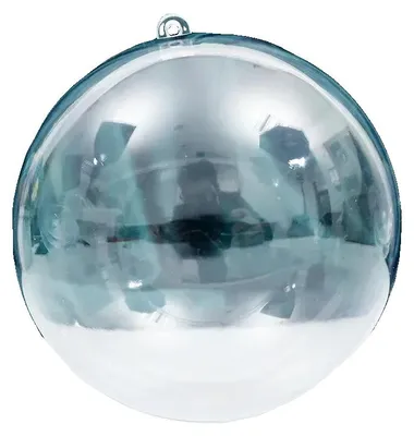 Imagen del producto de Decoraciones esféricas huecas, diseño transparente, fáciles de personalizar, 10 cm, paquete de 3 unidades