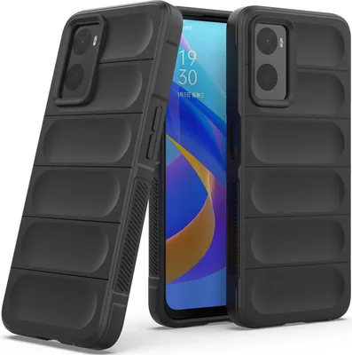 Produktbild von OPPO A36 Hülle, Weich TPU Silikon Stossfest Anti-rutsch Schutzhülle für OPPO A36 4G/A76 4G/Realme 9i Schwarz
