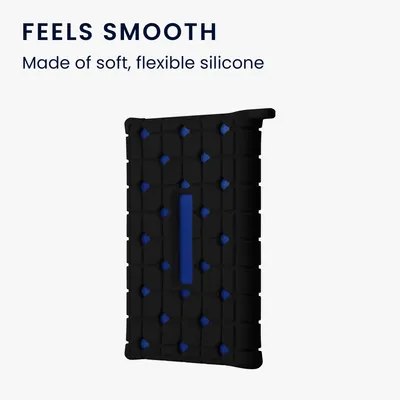 Produktbild von kwmobile Hülle kompatibel mit Samsung T7 Portable SSD Festplatte - Silikon Schutzhülle für portable SSD - in Schwarz