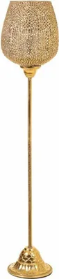 Produktbild von Svícen Alexandra House Living Gold Glass Iron 19 x 93 x 19 cm
