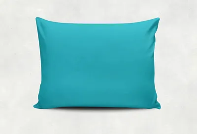 Produktbild von L'Essentiel Linge de Maison, Sax Blue, Kissenbezug-Set (2-teilig) (DE), Saxofonblau, 100 % BAUMWOLLE RANFORCE, 80 x 80 cm