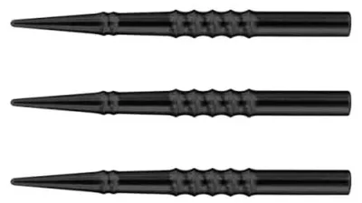 Immagine prodotto di Harrows - Punta per freccette "Lance Machined", punta in acciaio, confezione da 3 PP4098 (32 mm) (nera)