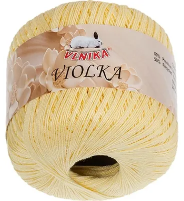 Obrázok produktu pre Priadza Violka – 50 g / 285 m – žltá