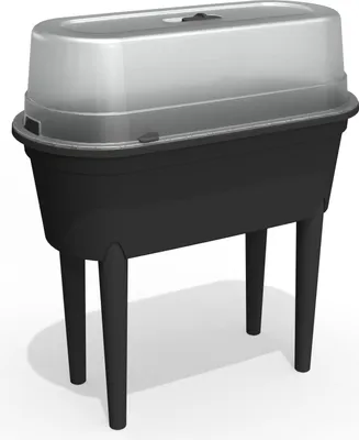 Produktbild von Hochbeet + Deckel 77cm Gewächshaus Frühbeet Kräuterbeet Treibhaus Pflanzkasten