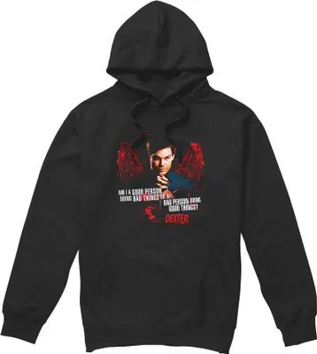 Obrázek produktu pro Dexter - pánská mikina s kapucí "Good Bad" TV9196 (L) (Black)