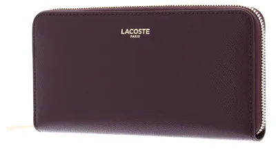 Immagine prodotto di LACOSTE Pelle portafoglio Zip Wallet Oxalis viola scuro