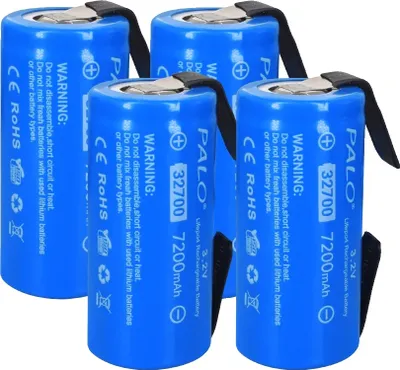 Zdjęcie produktu dla Akumulator PALO 32700 LiFePO4, pojemność 7200 mAh, napięcie 3,2 V, 4 szt