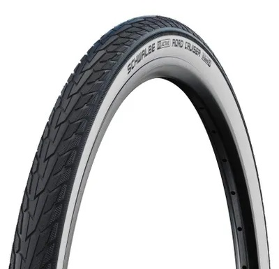 Zdjęcie produktu dla Schwalbe Road Cruiser HS484 Green 20x1.75" 47-406 czarna/biała opona TSkin KG GC