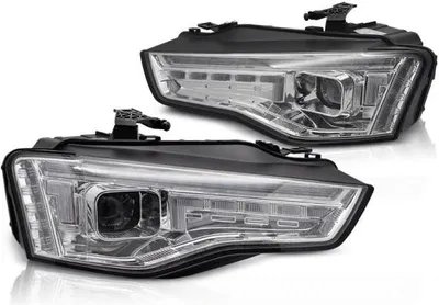Produktbild von Xenon Scheinwerfer DRL LED Tagfahrlicht passend für Audi A5 Facelift Bj. 11-16 Chrom