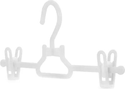 Produktbild von Weiße 30Cm Kinder Kunststoff Top Coat Kleiderbügel Baby Kleinkind Hänger - HANGERWORLD 20 Stück