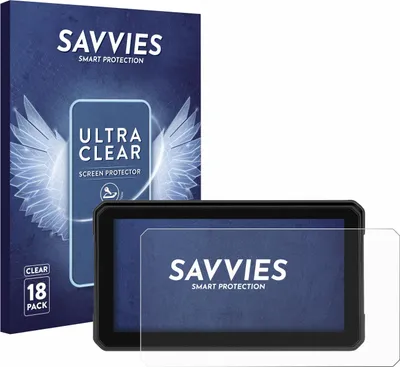 Produktbild von 18x Für GOHHDL A4058 6" Schutzfolie Savvies Displayschutz Display Schutz Folie Klar Transparent