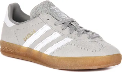 Produktbild von Adidas Gazelle Indoor in Grau Weiß für Herren – 7.5 UK - 41 1/3 EU - 8 M US / Grey White