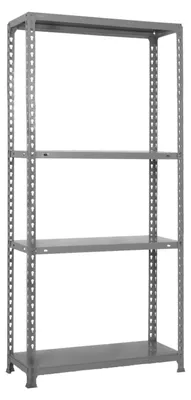 Image de Etagère Légère Sans Vis Ecoclick Plus 4/400 1500 Gris Gris 1500x1000x400 - Simonrack