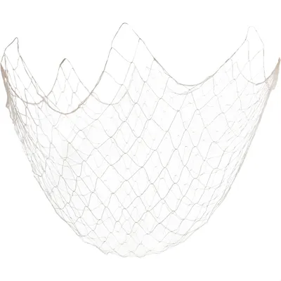 Obrázek produktu pro com-four® 1x dekorativní rybářská síť 100 x 200 cm- rybářská síť v přírodní barvě jako dekorace na zeď a držák na fotografie - rybářské náčiní - dekorativní síť, klec - unášecí síť