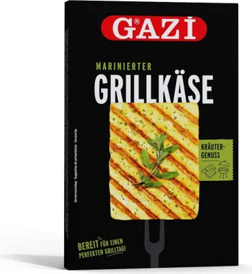 Produktbild von Gazi marinierter Grillkäse 12x 188g Kräuter-Marinade Schnitt-Käse Pfannenkäse