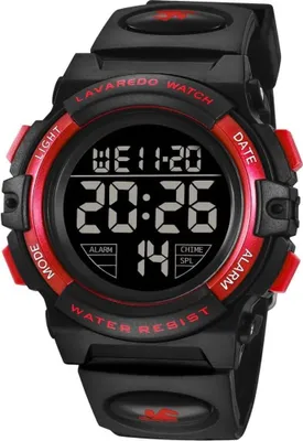 Produktbild von Digitaluhr für Kinder Jungen, 50M Wasserdicht Sportuhr Outdoor Digitaluhr für Kinder Stoßfest Silikon Uhrenarmband mit Alarm Stoppuhr LED Licht