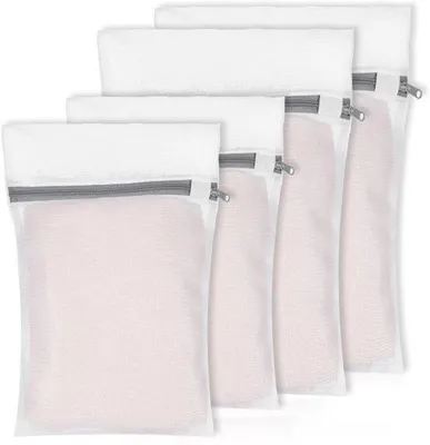 Imagen del producto de Juego de bolsas para la lavadora, 2 tamaños, ideal para ropa, ropa interior, calcetines y tejidos delicados (30 x 40 cm, 20 x 30 cm)