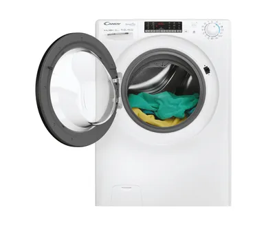 Obrázok produktu pre Candy Smart Pro CSOW44644TWMB6-S, Predné plnenie, Voľne stojaci, Biela, Ľavý, Čierna, Priehľadná, Otočné, Dotyk
