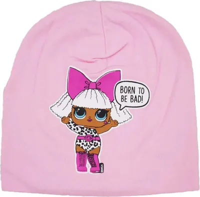 Produktbild von LOL Surprise Hair - Kinder Herbst Mütze Wintermütze – Rosa / 52 cm