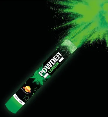 Immagine prodotto di Festa di compleanno Festa d'estate Cannone Polvere Colori Carnevale Celebrazione Divertimento, Colore: Verde