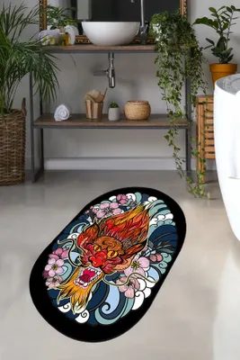 Produktbild von Mijolnir, Lakingo, Badematte, Mehrfarbig, 100% POLYESTER, 70 x 120 cm