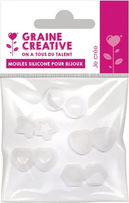 Image de 5 mini-moules pour bijoux - Moules