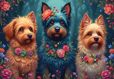 Image de BlueBird - Puzzle Trio de chiens - 1 000 pièces