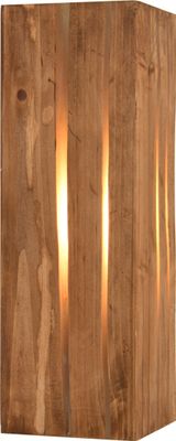 TRIO-Leuchten Wandleuchte KARUNI BHT 30x11x14 cm braun Wandlampe