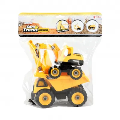 Produktbild von baufahrzeuge Kipper und Bulldozer 27 x 29,5 cm gelb