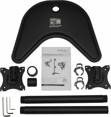 Zdjęcie produktu dla StarTech.com ARMBARDUOV, Wolnostojący, 10 kg, 33 cm (13"), 68,6 cm (27"), 100 x 100 mm, Czarny
