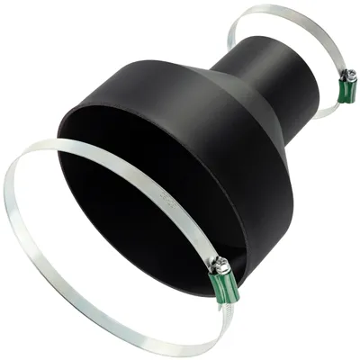 Productafbeelding van Set met adapter/verloopstuk voor ventilatiekanaal Ø158-78 mm