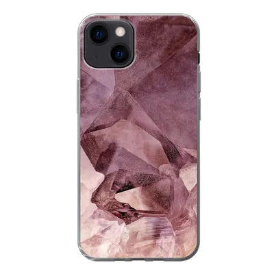 Produktbild von MuchoWow® Handyhülle Schutzhülle Hülle für iPhone 13 Kristalle - Natursteine - Edelsteine und Mineralien Silikon Softcase Handy Hülle - Karteninhaber