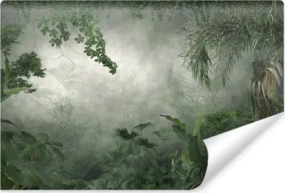 Produktbild von Muralo Vlies Fototapete DSCHUNGEL tropische Blätter Pflanzen Beton Br. 180cm x Hö. 120cm