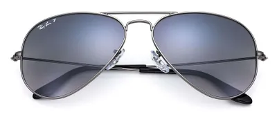 Produktbild von Ray-Ban AVIATOR GRADIENT, Erwachsener, Uni, Pilot, Polarisierte Linse, Metall, M/L