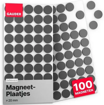 Zdjęcie produktu dla Samoprzylepne magnesy okrągłe na zdjęcia, 20 sztuk