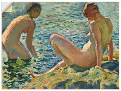 Produktbild von ARTland Wandbild, selbstklebend Les Baigneuses. Die Badenden Größe: 40x30 cm