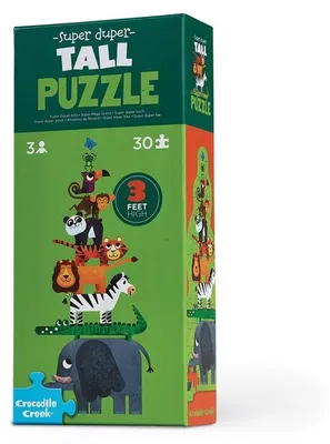 Image de Puzzle Crocodile Creek « La jungle » 30 pièces - Jouet éducatif pour enfants