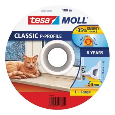 Obrázok produktu pre Tesnenie do okien a dverí guma "P", 9 x 5,5 mm x 100 m, hnedé