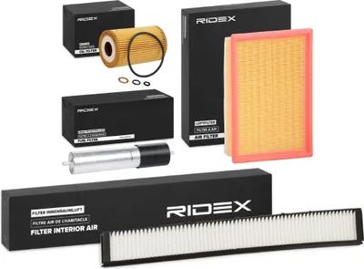 Produktbild von RIDEX Filterset Inspektionspaket Filtersatz für BMW 3 Limousine (E46) 3 Touring (E46) 3 Coupe (E46)