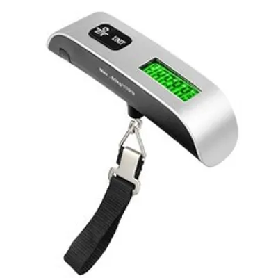 Produktbild von Kofferwaage, Elektronische Handwaage, Gepäckwaage mit Temperatursensor, 50KG, Gepäckwaage mit Hintergrundbeleuchtung