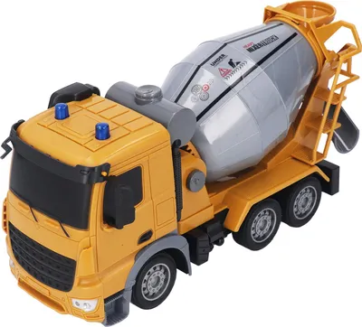 Obrázok produktu pre nákladné auto na cement na diaľkové ovládanie 2,4 GHz s pohonom 6 kolies, diaľkovo ovládaná stavebná hračka pre deti