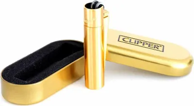 Produktbild von Clipper Metall Feuerzeug: Gold Matt