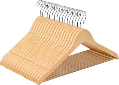Produktbild von Holzhaken - 50 Stück - Naturfarbe