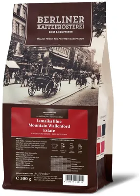 Produktbild von Berliner Kaffeerösterei - Jamaika Blue Mountain Wallenford Estate (500g / Kaffeemaschine)
