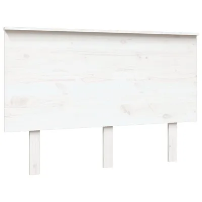 Obrázok produktu pre vidaXL Čelo postele biele 124x6x82,5 cm Masívne borovicové drevo