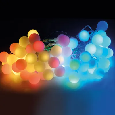 Image de Guirlande Led Multicouleur 19m éclairage Festif Extérieur Led Multicolore Ip44 - Party Lighting