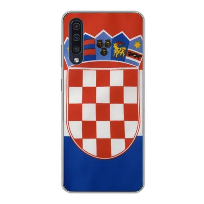 Produktbild von MuchoWow® Handyhülle Schutzhülle Hülle für Samsung Galaxy A30s Foto der kroatischen Flagge Silikon Softcase Handy Hülle - Karteninhaber