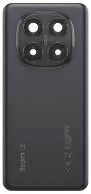 Produktbild von Xiaomi, Akkudeckel Service Pack für Xiaomi Redmi Note 14 Pro 5G, Schwarz
